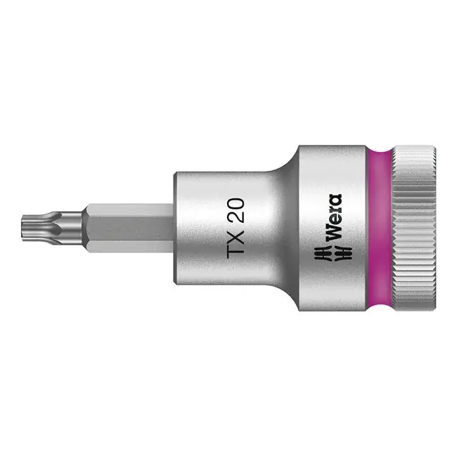 Wera Zyklop 1/2" Torx-ruuvin hylsy, jossa on pitotoiminto Suosittu