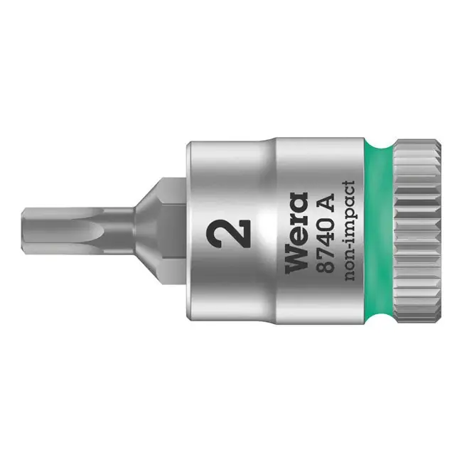 Uutuus Wera Zyklop 1/4" kuusiokoloinen hylsy metriset koot
