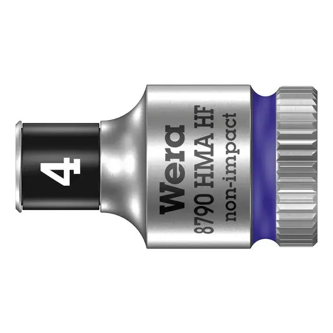 Wera Zyklop 1/4" 6-kärkinen hylsy, jossa pitotoiminto Metriset koot Alennettu Hinta
