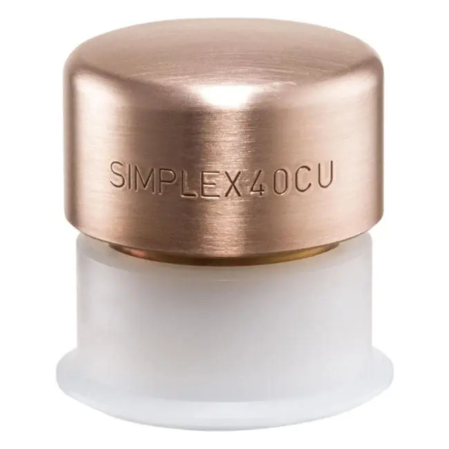 Halder Insert for Simplex Mallet Copper Erittäin kova kupari Lähetetään Heti
