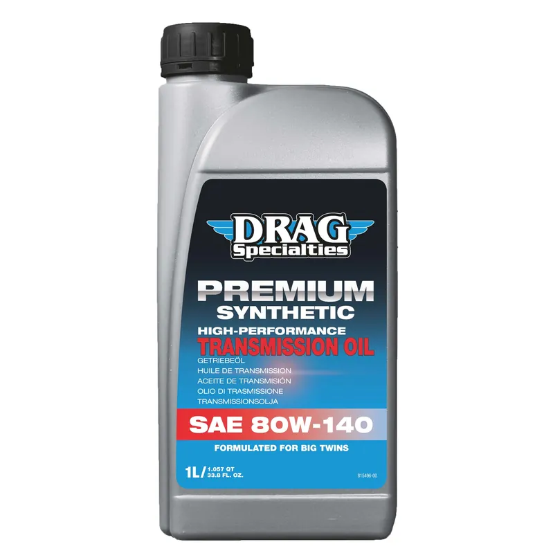 Heti Saatavilla Drag Specialties Synteettinen vaihteistoöljy 80W-140 1L