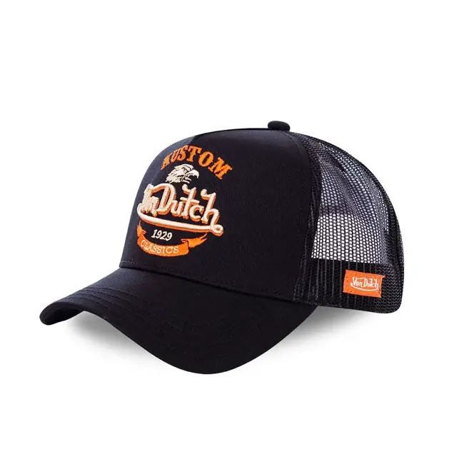 Asiakkaiden Suosikki Von Dutch Eagle Trucker Cap musta