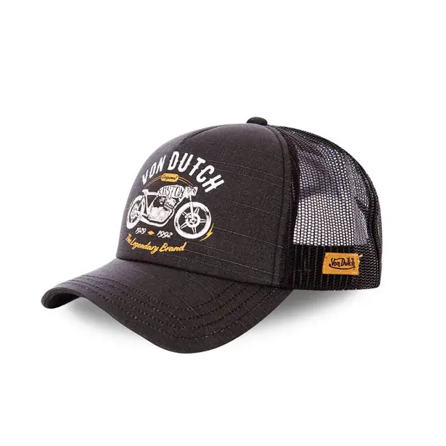 Alennettu Von Dutch Crew9 Trucker Cap Musta