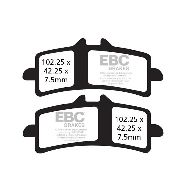 Alennettu Hinta EBC Double-H sintratut etujarrupalat MV Agustalle