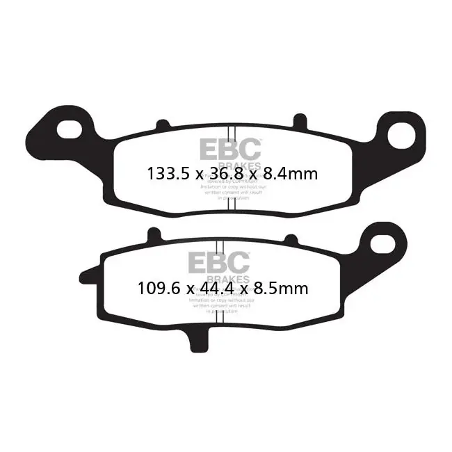 Erikoistarjous EBC V-Pad Semi Sintered etujarrupalat Suzukille