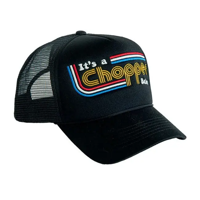 13 1/2 It‘s a Chopper baby Trucker Cap Musta Uusi Kokoelma