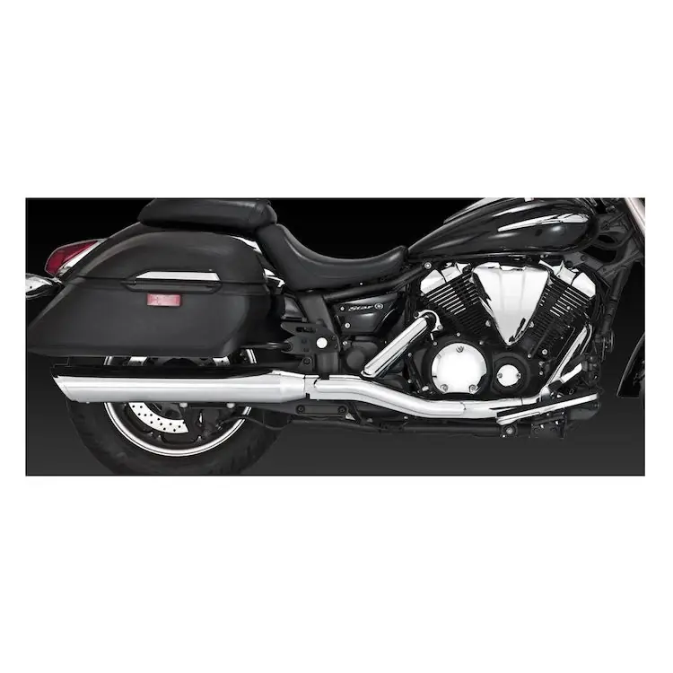 Vance  Hines Twin Slash kromi Slip-On äänenvaimennin Yamahalle Aito