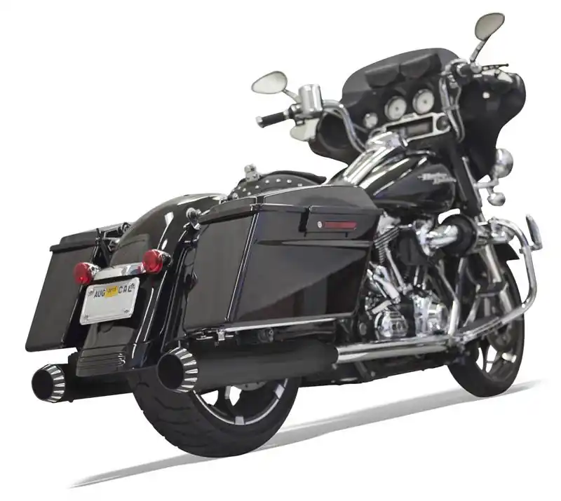 Merkkituote Bassani Xhaust 4" Quiet QNT Megaphone Slip-On äänenvaimentimet Harley lle 4" Quiet QNT Megaphone Slip-On äänenvaimentimet Harley lle