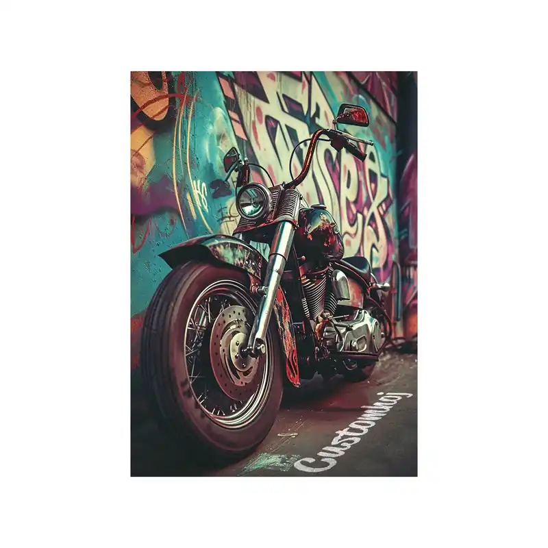 Customhoj Graffiti Workshop Garage juliste Tilaa Nyt