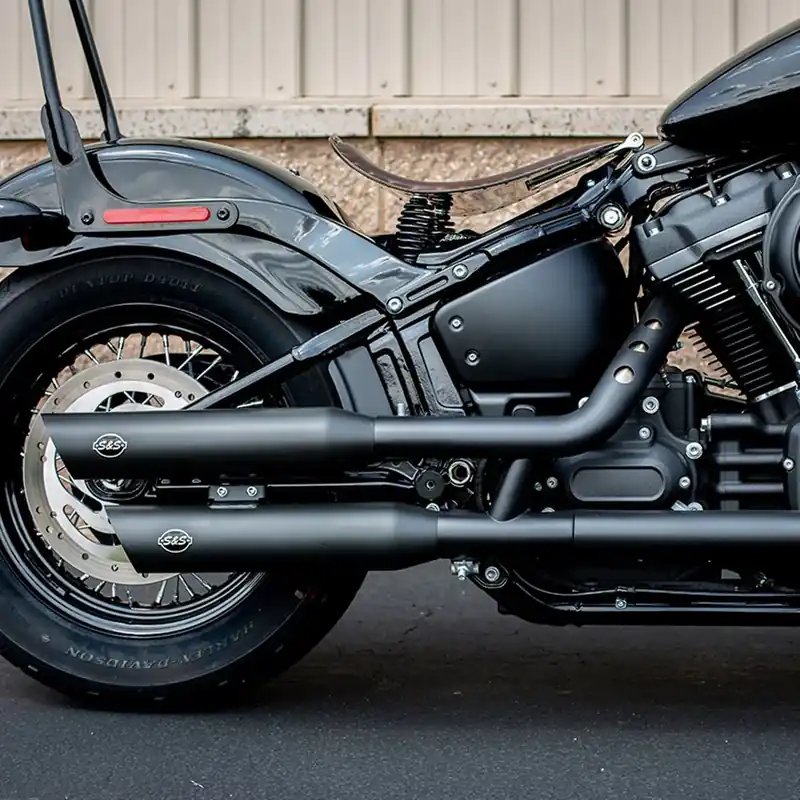 Nopea Toimitus SS EC Euro 4 hyväksytty Slash Cut Slip-On äänenvaimentimet Harleylle