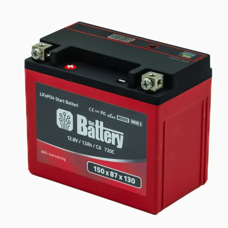 Akku LiFePO4 litium moottoripyörä akku 12-BS 12.8V 12Ah (20Ah PBEQ) Tilaa Heti