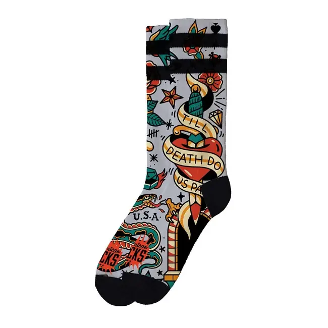 Merkkituote American Socks Kunnes kuolema meidät erottaa Allekirjoitussukat