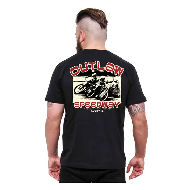 Tarjoushinta Lucky 13 Outlaw Speedway t-paita