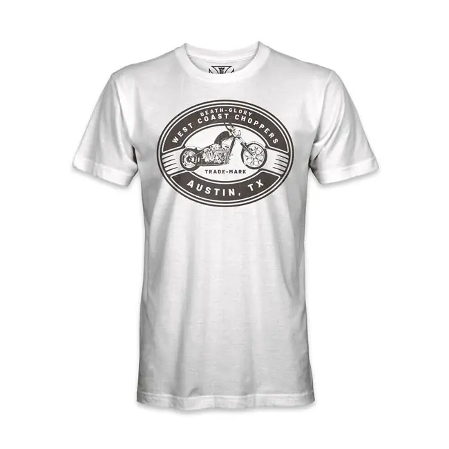 West Coast Choppers Kuoleman kunnia t-paita Loppuunmyynti
