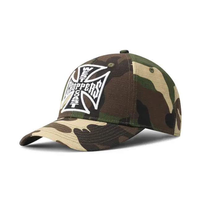 Kampanjahinta West Coast Choppers OG Cross Ripstop Roundbill hattu Camo