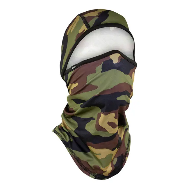 Vain Tänään Zanheadgear Balaclava Sportflex Woodland Camo Balaclava Sportflex Woodland Camo