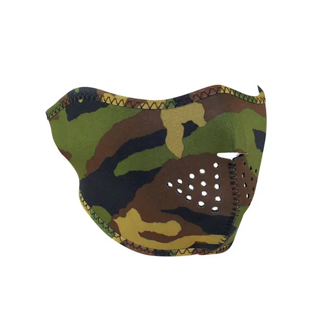 Zanheadgear puoli naamari Neopreeni Woodland Camo Suosittu