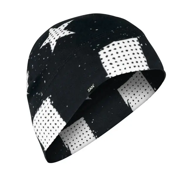 Zanheadgear kypärä Beanie Sportflex Musta valkoinen lippu Poisto