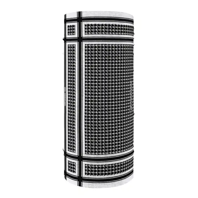 Zanheadgear Motley Tube Polyester Houndstooth Musta Valkoinen Heti Saatavilla