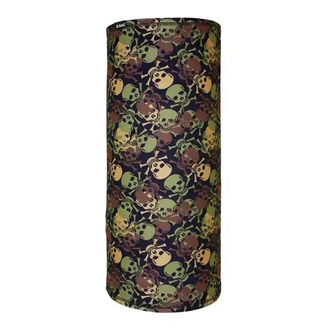 Zanheadgear Motley Tube Sportflex All Over Skull Camo, kallo Camo Nopea Toimitus