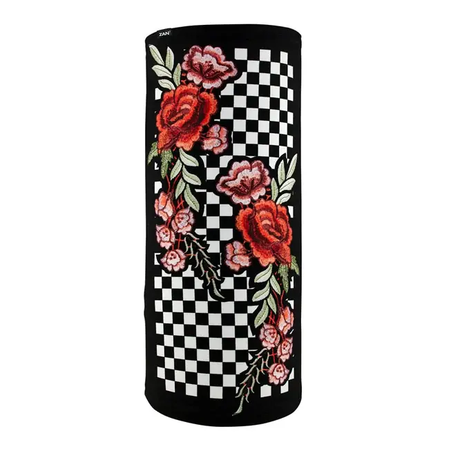 Zanheadgear Motley Tube Sportflex Checkered Floral (ruudullinen) Korkea Laatu