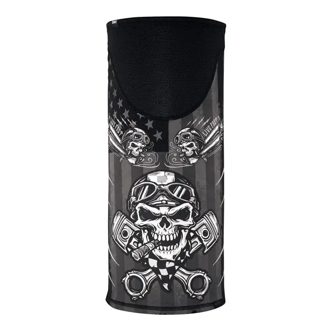 Ajankohtainen Zanheadgear Motley Tube Tuulenpitävä Biker Skull pääkallo
