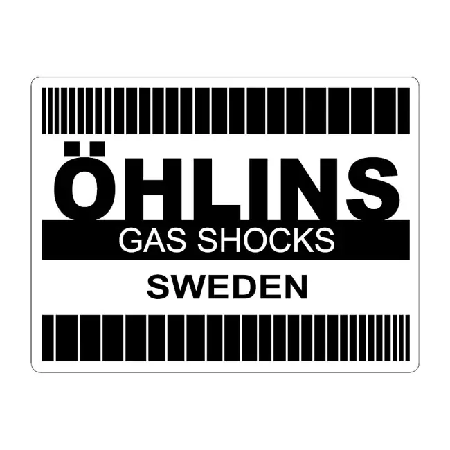 Öhlins Retro-tarra Kuuma Tarjous