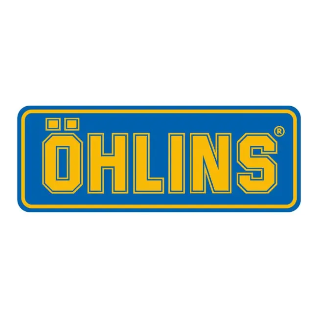 Alennettu Öhlinsin tarra Keltainen / Sininen