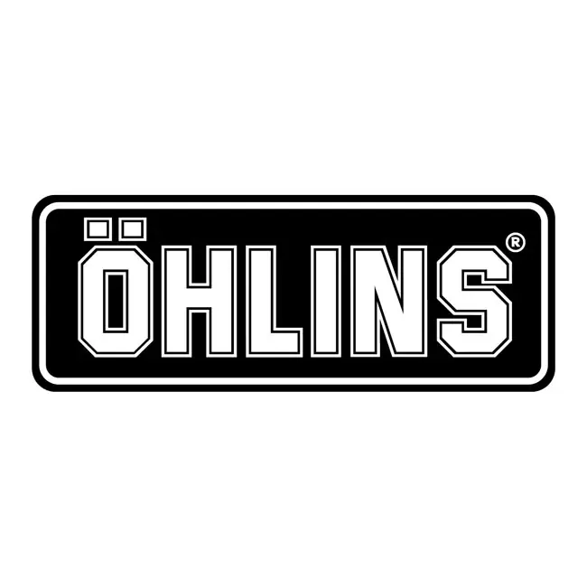 Alkuperäinen Öhlins tarra Musta / Valkoinen