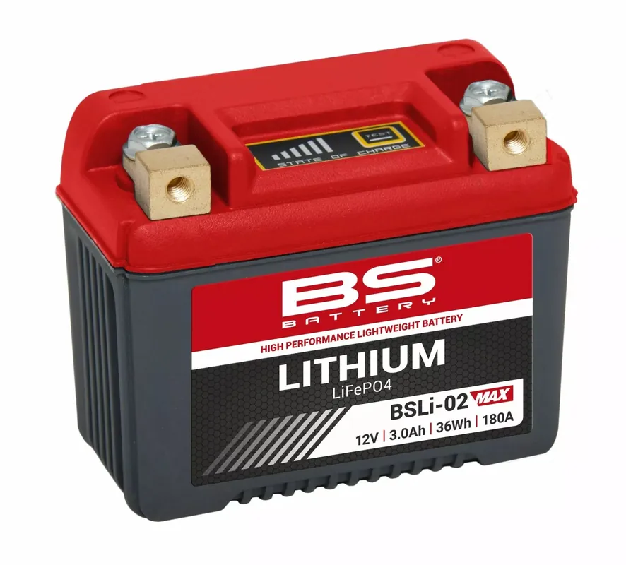 BS Battery High Performance Lithium LiFePO4 moottoripyöräakku Paras Hinta