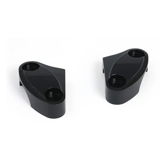 Scalloped Billet Riser Top Clamp Set Harleylle Poisto