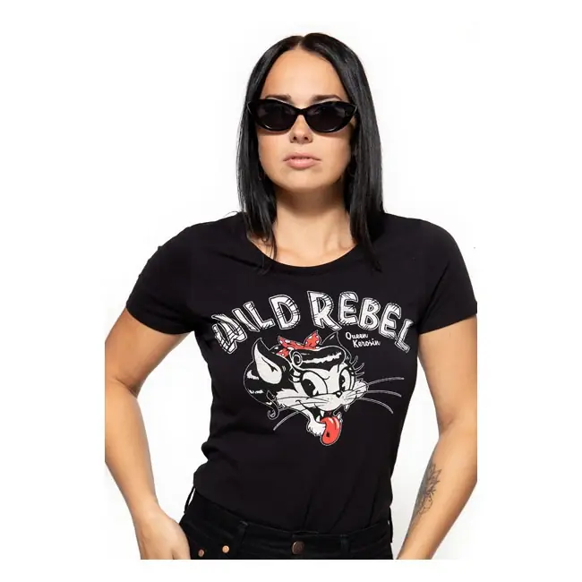 Kuningatar Kerosin Wild Rebel T-paita Suosittu
