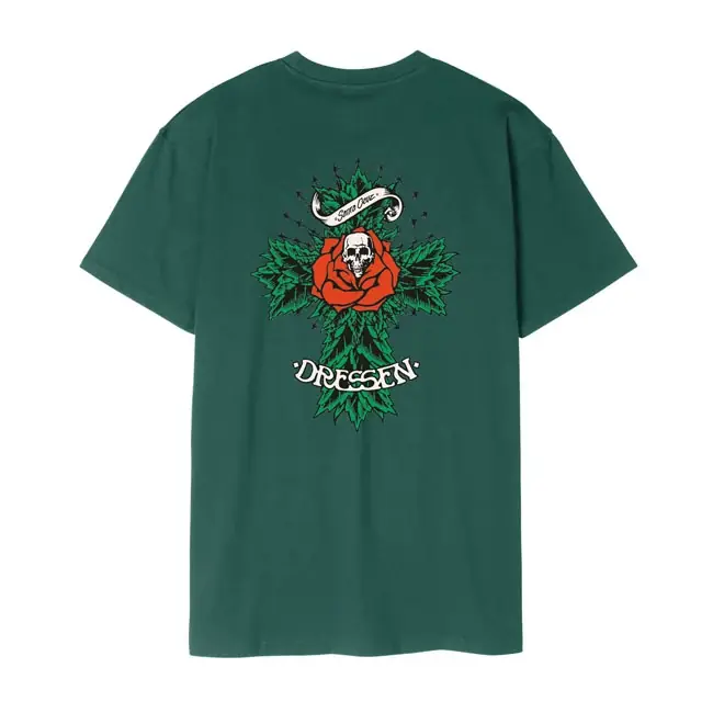 Santa Cruz Dressen Rose Cross 2 T-paita Tehdashinta