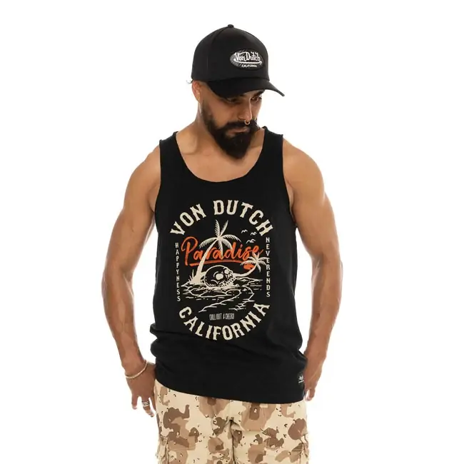 Turvallinen Maksu Von Dutch Paradise Tank Top