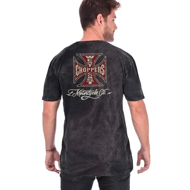Kuuma Tarjous West Coast Choppers Moottoripyörä Co. Vintage t-paita