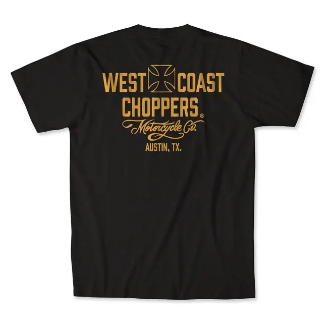 West Coast Choppers Moottoripyörä t-paita Rajoitettu Tarjous