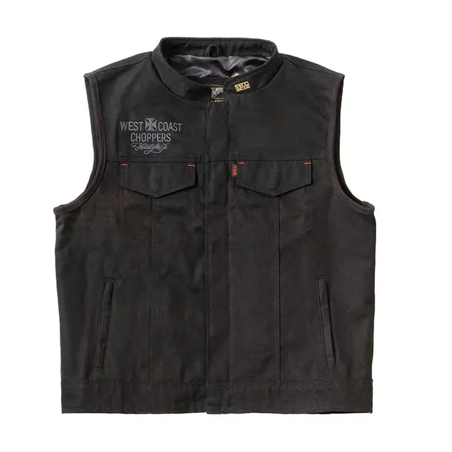 Alkuperäinen West Coast Choppers x 13 1/2 Dominator Canvas moottoripyöräliivi