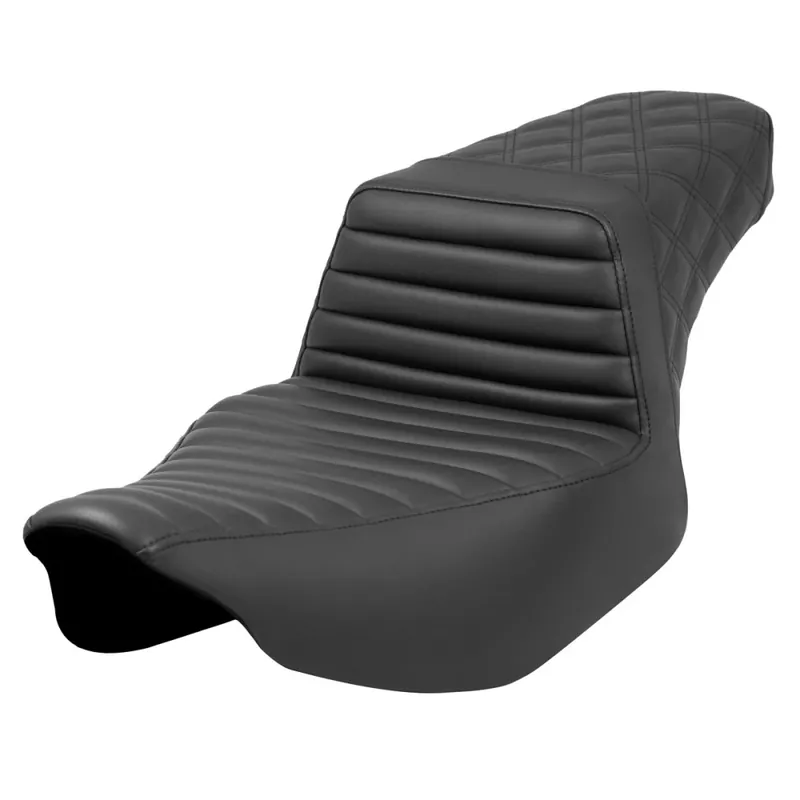 Saddlemen Step-Up Tuck-n-Roll / Lattice-ompele Harley-moottoripyörään Halpa Hinta