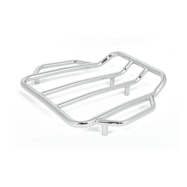 MCS Tour-Pak Contoured Chrome -matkatavarateline Harley-moottoripyörille Loppuunmyynti