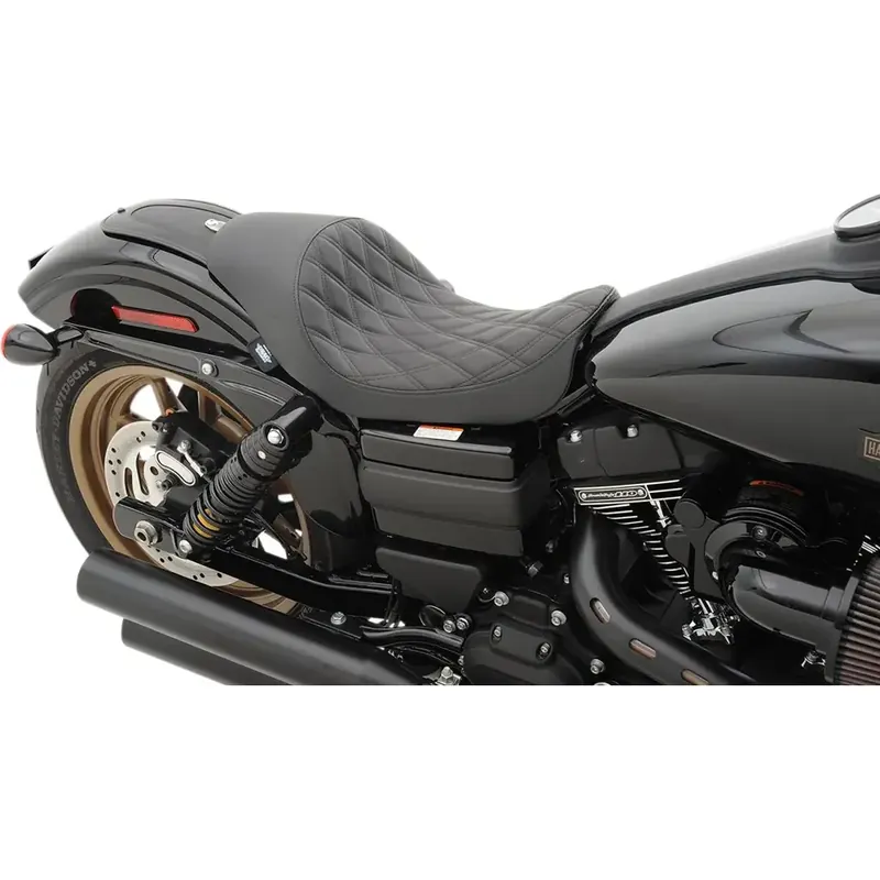 Merkkituote Drag Specialties 3/4 matala yksinistuin Harleyyn