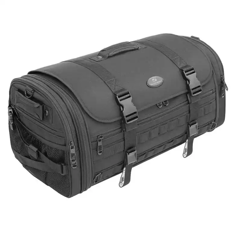 Tehdashinta Saddlemen TR3300DE Tactical Deluxe -moottoripyörän takalaukku