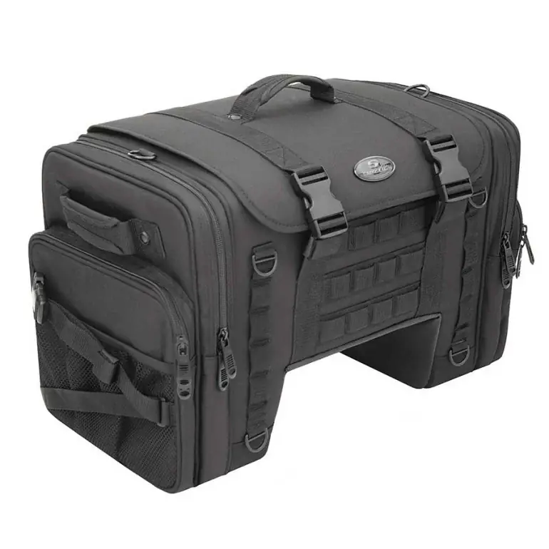 Alkuperäinen Saddlemen TS3200DE Deluxe Tactical -moottoripyörän tunnel- tai takalaukku