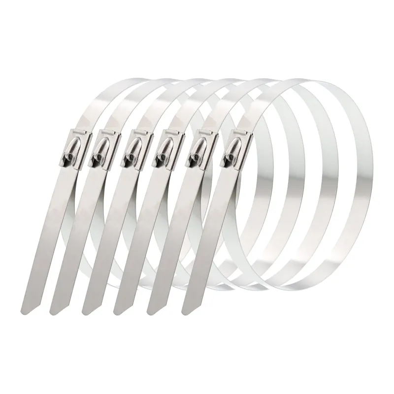 SMP Ruostumattomasta teräksestä valmistetut solmiokääreet 20cm 6-pakkaus Pakollinen (Must-Have)