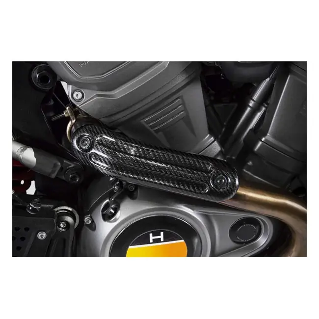 Zard Pan Am Carbon Header Heat Shield Harleylle Uusi Kokoelma