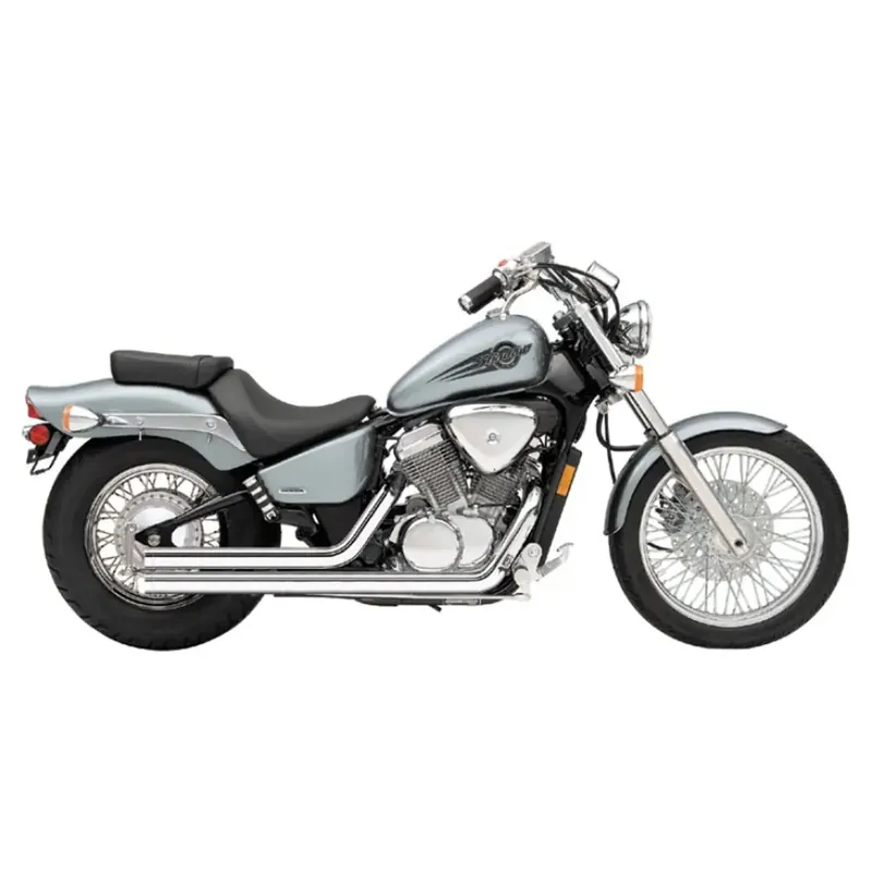 Alennettu Cobra Streetrod pakoputki Chrome Hondalle