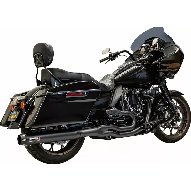 Bassani Road Rage Straight Can 2-into-1-pakoputkijärjestelmä Harleylle Päivän Tarjous