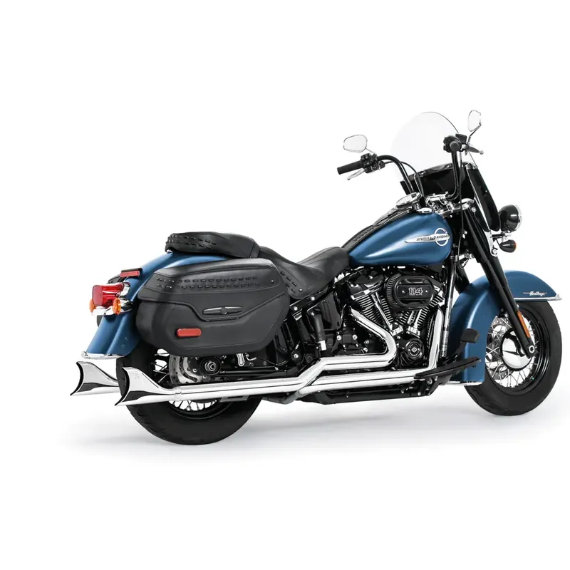 Suosittu Freedom Performance Sharktail True Duals pakoputki Harleylle