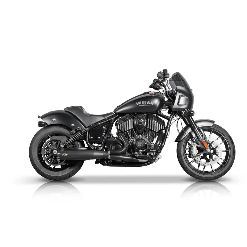 Alennus V-Performance EC-hyväksytty 2-into-1 pakoputki Indianille