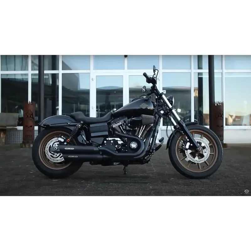 Loppuunmyynti Miller Dakota Euro 3 Slip-On äänenvaimentimet Harleylle