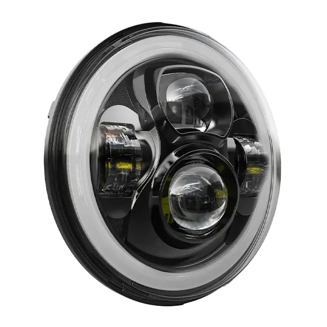 Flash-Tarjous SMP Beam Dominator 7" moottoripyörän LED-ajovalojen lisäosa